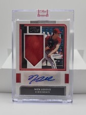 2022 Panini Three And Two Nick Lodolo Rookie Jersey Autograph RC 48/49 Reds