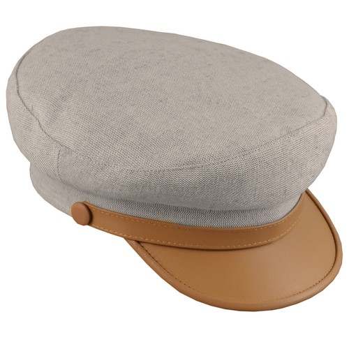 Sterkowski DANUBE MOD 7 Leinen Sommer bretonische Mütze griechischer Fischer Matrose beige - Bild 5 von 7