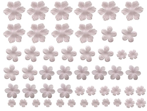 Job lot organza chiffon fabric flower petals bridal floral petals hand craft kit - Picture 8 of 8