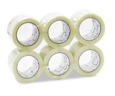 3 Rolls Carton Sealing Clear Packing Tape Box Shipping - 2 mil 2" x 110 Yards