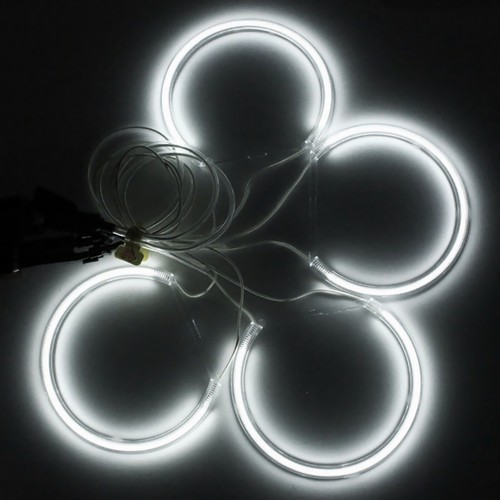 4PCS Xenon White Led CCFL Angel Eyes Halo Rings Lights Lamp For BMW E36 E39 E46 - Picture 7 of 10