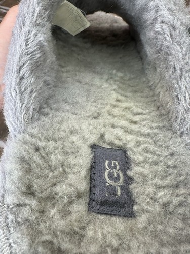 Sandalias sin cordones UGG Fluff You de piel sintética gris 1117473 para hombre talla 14 - Imagen 13 de 23