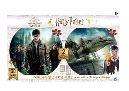 Harry Potter Wizarding World 3D Puzzles 24inX18in – 2 puzzles 500 pcs each  New! - Picture 7 of 8