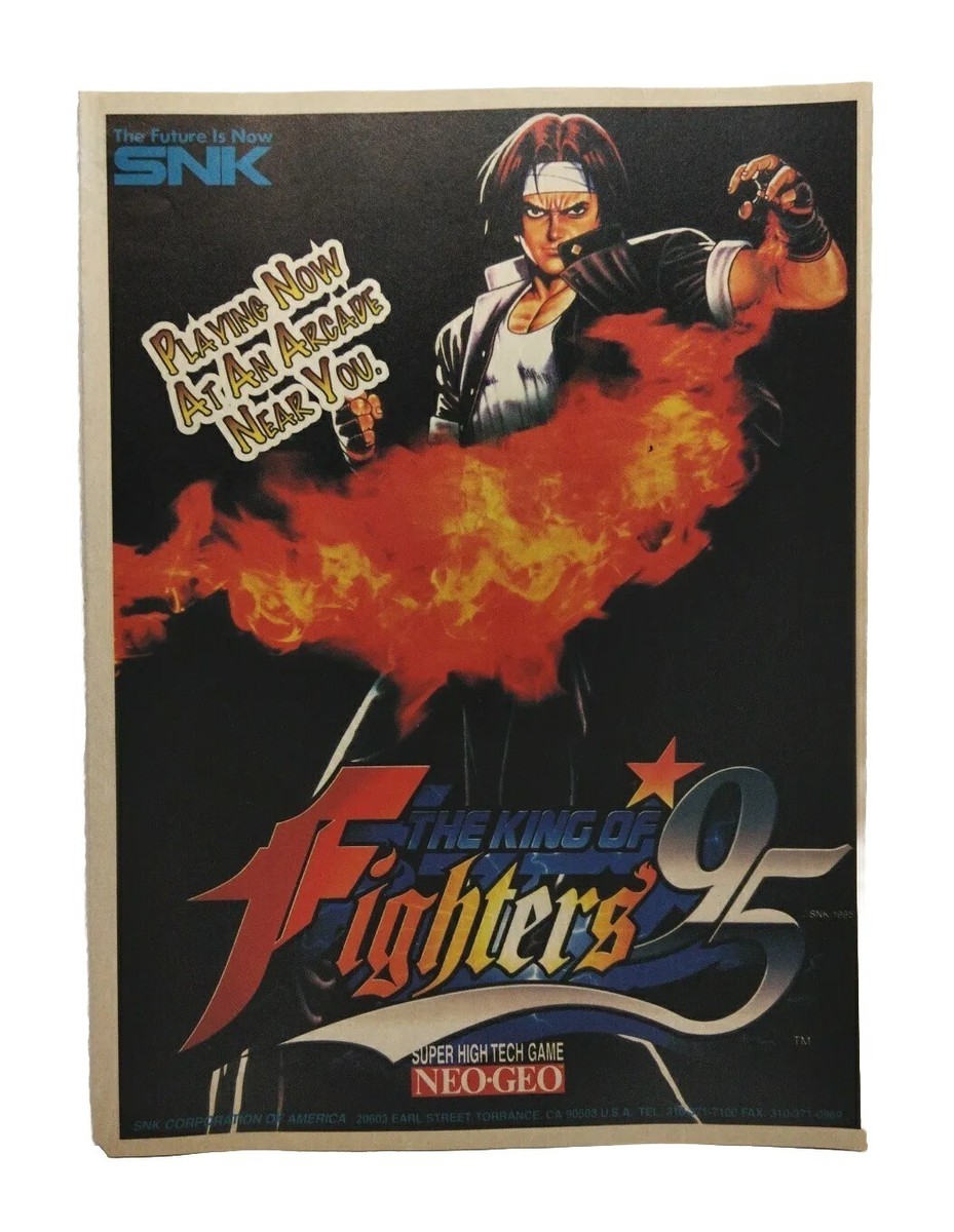 The King of Fighters 95 Print Ad Magazine Poster Vintage