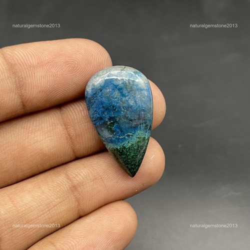 Natural Azurite Loose Cabochon Unique Gemstone From Namibia - Picture 17 of 31