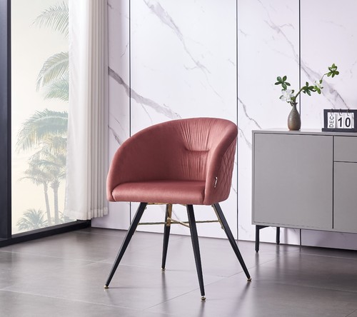 Vittorio LUX Velvet Dining Chair with Padded Seat | Tufted | Modern Retro Chair - Picture 63 of 79