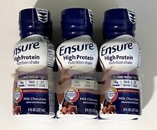 (6 Pack) Ensure Active High Protein Nutrition Shake, Chocolate, 8oz Exp OCT 2025 8.33 per gallon