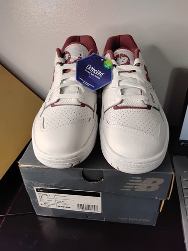 New Balance 550 para mujer 'Borgoña lavada' talla 10 - Imagen 2 de 5