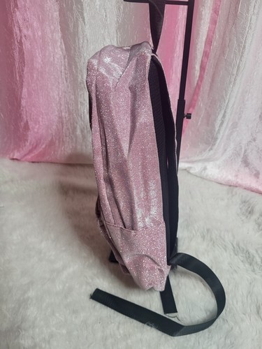 Pink Shimmer Sparkly Canvas Backpack - Picture 7 of 12
