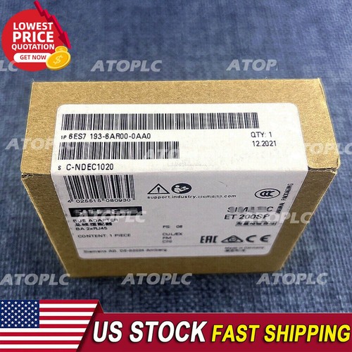 1pcs Siemens 6ES7193-6AR00-0AA0 6ES7 193-6AR00-0AA0 In Box Expedited Shipping - Picture 1 of 3