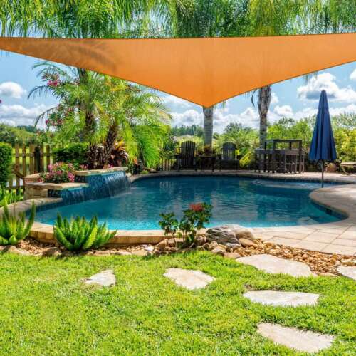 Waterproof Sun Visor Shade Patio Pool Top Cover Canopy UV-Proof Outdoor Awnings - Picture 12 of 14