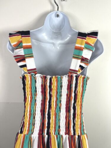 Juicy Couture Womens Sun Dress Sz L Mutlicolored Stripe Beach Cover Up New - Picture 3 of 12