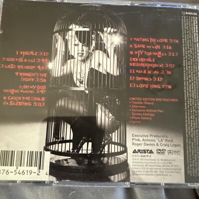 Pink : Try This [Limited Edition w/ Bonus DVD] CD 828765461924| eBay