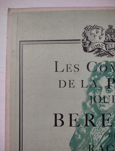 Les Comediens De La Pleiade Jouent Berenice de Racine vinyl record FRL 1514 - Foto 2 di 15