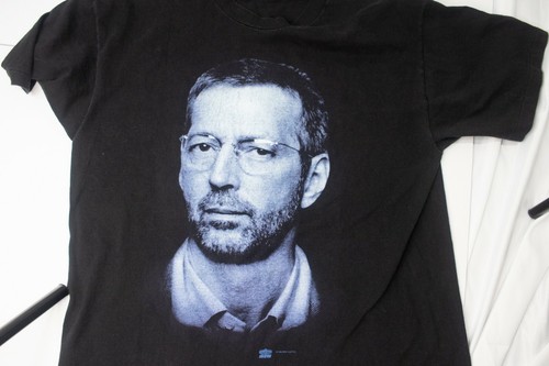 Vintage 1994 Eric Clapton Black Single Stitch Hanes T-Shirt Men's Size Large - Picture 3 of 8