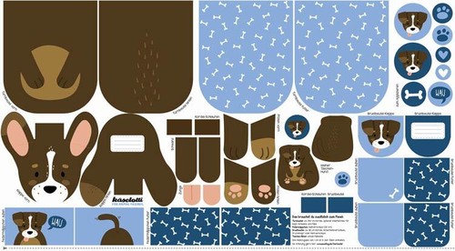 Tierbeutel by Käselotti Panel Swafing Biene, Igel, Marienkäfer, Hund - Bild 21 von 22