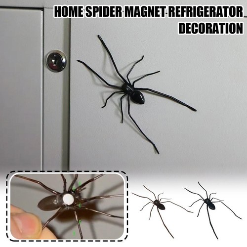 3D Realistic Spider Fridge Magnets Strong Fridge Magnets Home Decorations Best - Foto 4 di 14