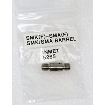 API Inmet Model 5265 Coaxial Microwave RF Adapter, 2.92 mm Female to SMA Female