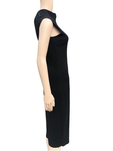Blumarine black turtleneck sleeveless dress sz 8 It 44 - Picture 5 of 8