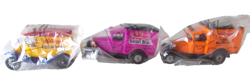 3 Kellogg’s Cereal Matchbox Trucks - 2-1979 & 1-1989 - Model A - Model T - All are Fords - Bild 1 von 11