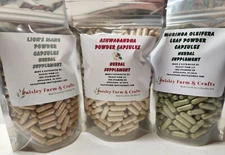Triple Value Pk - Ashwagandha, Moringa Leaf and Lions Mane Capsules - 300 Each