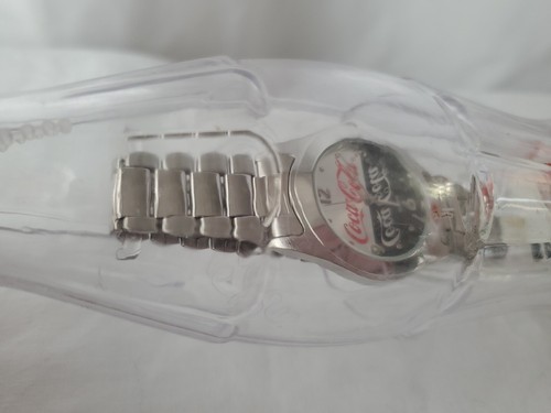 Vintage Coca Cola Watch In A Plastic Bottle Bank New Sealed - Picture 13 of 16