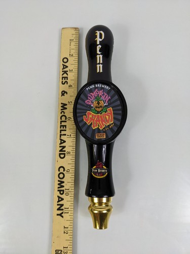 Penn Brewery Calabaza Shandy Ale Grifo de Cerveza Tirar Manija Hombre Cueva Hogar Bar - Imagen 8 de 8