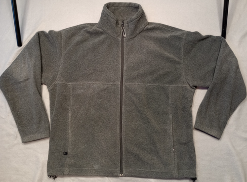 Chaqueta Columbia Hombre XL Gris Polar Cremallera Completa - Imagen 1 de 7