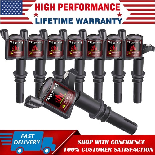8 Pack High Performance Ignition Coil For 2004-2010 Ford F150 V8 5.4L 3V DG511 - Picture 1 of 12