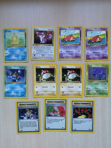 TEAM ROCKET SET POKEMON (SINGOLE, PRIMA EDIZIONE, NON COMUNI) - SCONTI - Foto 320 di 378