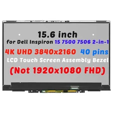 UHD 3840x2160 LCD Touch Screen Assembly for Dell Inspiron 15 7506 F5X01 0F5X01