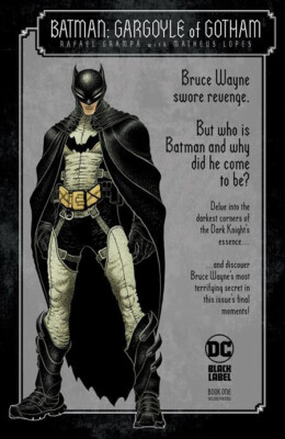 BATMAN: GARGOYLE OF GOTHAM #1 (RAFAEL GRAMPA 2ND PRINT VARIANT) COMIC BOOK ~ DC