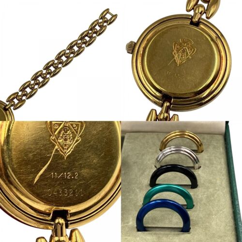 GUCCI Change Bezel Watch Quartz 5Colors Vintage Women Gold Watch - Picture 10 of 10