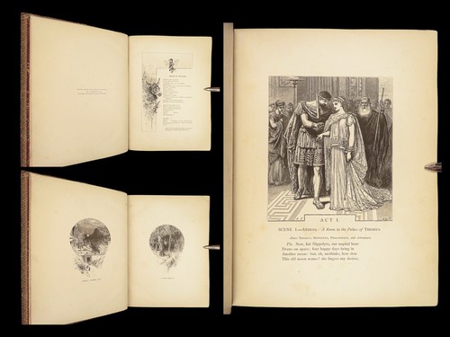 1874 EXQUISITE Shakespeare A Midsummer Night’s Dream Theatre Fredericks ART - Picture 2 of 24