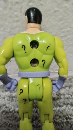 Vintage 1989 The Riddler DC Comics Super Powers Kenner Actionfigur lose - Bild 4 von 6
