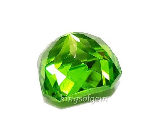 31 Ct Green Peridot Square Cut Loose Gemstone Best Sale Going on - Picture 6 of 6