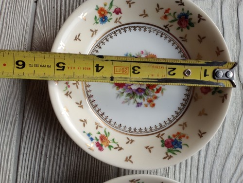 2er Set Raynaud & Co Floral Limoges France Porzellan Obstschalen #4 - Bild 8 von 10