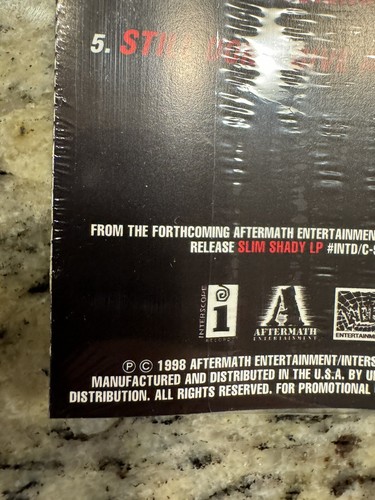 Eminem Slim Shady LP Sampler Cassette Sealed - Picture 6 of 6