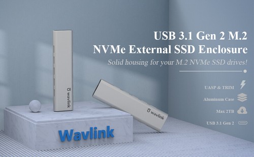 Type-C USB3.1 Gen 2 NVMe Enclosure,NVMe PCI-E M.2 SSD Hard Case Support UASP OTG - Picture 7 of 8