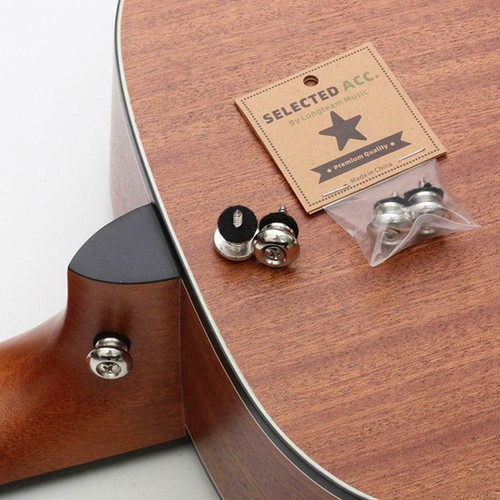 Electric Guitar Bass Strap Button Locks Metal Buckle Holder Locking Nuts W7V0 - Bild 10 von 16