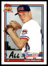 1991 Topps Traded #91T Tony Phillips - USA