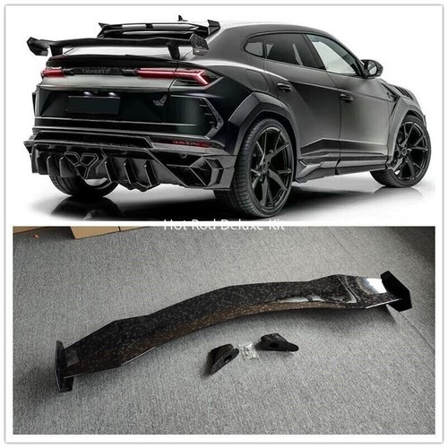 Real Forge Carbon Fiber Rear Trunk Spoiler Wing For Lamborghini Urus Man Style - Picture 1 of 11