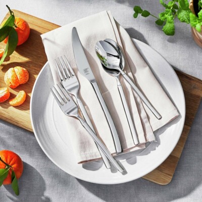 Zwilling 65 Piece Opus 18/10 Stainless Steel Forged Flatware Set