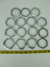 Lot Of Assorted Electrical Conduit Fitting Locknut Steel Washers 2-1/2" SKU H