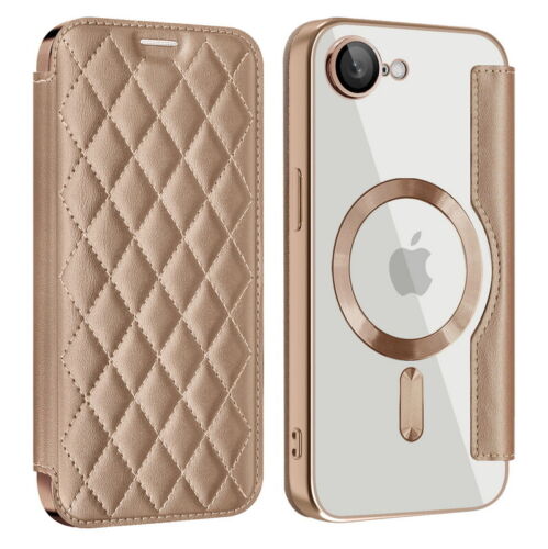 Funda con soporte para tarjeta MagSafe para iPhone 16E 15 14 13 12 Pro Max 11 híbrida cubierta abatible - Imagen 19 de 19
