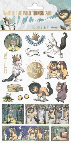 4 Sheets Where The Wild Things Are Stickers Planner Supply Party Favors Crafts - Picture 1 of 2
