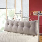 Triangular Wedge Pillow Soft Headboard Large Filled Reading Cushion For Sofa Bed