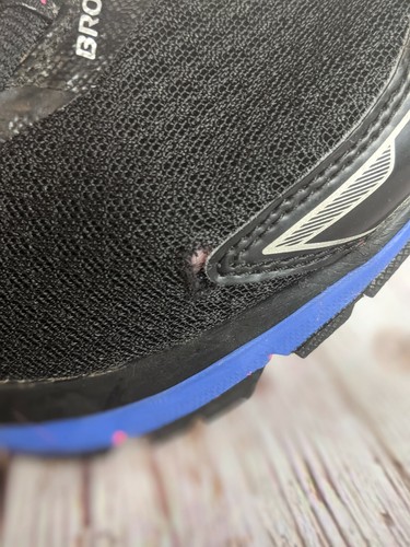 Brooks Launch 4 Black Running Shoes Lace Up Low Top Women’s Size 7 (1202341B066) - Picture 8 of 11