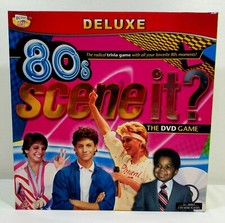 Scene It '80s Deluxe Edition DVD Trivia Game 2009 Complete Board Game