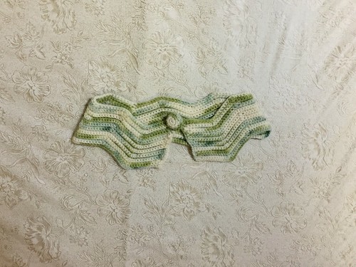 NUEVO Crochet Tejido Hecho a Mano Cuello Tippet Vintage Cuello Envolvente 6 Colores de Japón - Imagen 9 de 15